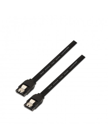 AISENS A130-0157 cable de SATA 0,5 m SATA 7-pin Negro