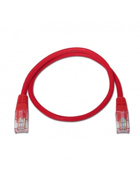 AISENS A135-0237 cable de red Rojo 0,5 m Cat6 U UTP (UTP)
