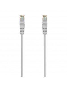 AISENS Cable de Red Latiguillo RJ45 LSZH Cat.6A 500 Mhz UTP AWG24, Gris, 30CM 2