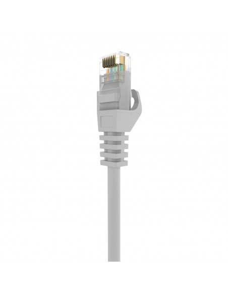 AISENS Cable de Red Latiguillo RJ45 LSZH Cat.6A 500 Mhz UTP AWG24, Gris, 1.5M
