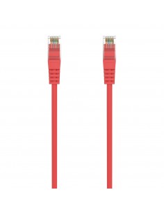 AISENS Cable de Red Latiguillo RJ45 LSZH Cat.6A 500 Mhz UTP Awg24, Rojo, 25CM 2