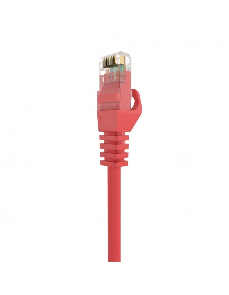 AISENS Cable de Red Latiguillo RJ45 LSZH Cat.6A 500 Mhz UTP AWG24, Rojo, 30CM