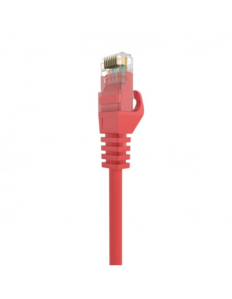 AISENS Cable de Red Latiguillo RJ45 LSZH Cat.6A 500 Mhz UTP AWG24, Rojo, 2.0M