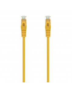 AISENS Cable de Red Latiguillo RJ45 LSZH Cat.6A 500 Mhz UTP AWG24, Amarillo, 30CM