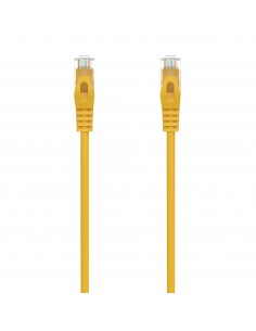 AISENS Cable de Red Latiguillo RJ45 LSZH Cat.6A 500 Mhz UTP AWG24, Amarillo, 30CM