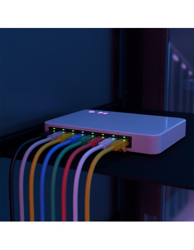 AISENS Cable de Red Latiguillo RJ45 LSZH Cat.6A 500 Mhz UTP AWG24, Amarillo, 3.0M