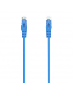 AISENS Cable de Red Latiguillo RJ45 LSZH Cat.6A 500 Mhz UTP AWG24, Azul, 25CM