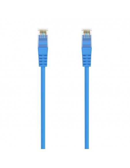 AISENS Cable de Red Latiguillo RJ45 LSZH Cat.6A 500 Mhz UTP AWG24, Azul, 25CM
