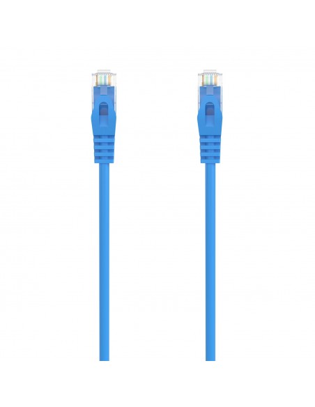 AISENS Cable de Red Latiguillo RJ45 LSZH Cat.6A 500 Mhz UTP AWG24, Azul, 1.5M