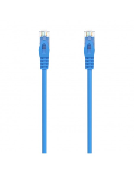 AISENS Cable de Red Latiguillo RJ45 LSZH Cat.6A 500 Mhz UTP AWG24, Azul, 3.0M