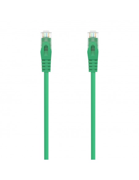 AISENS Cable de Red Latiguillo RJ45 LSZH Cat.6A 500 Mhz UTP AWG24, Verde, 30CM