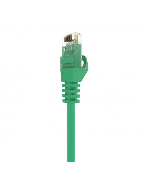 AISENS Cable de Red Latiguillo RJ45 LSZH Cat.6A 500 Mhz UTP AWG24, Verde, 1.0M