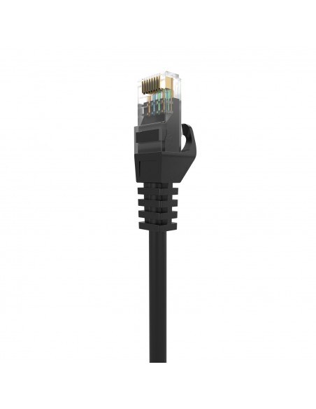 AISENS Cable de Red Latiguillo RJ45 LSZH Cat.6A 500 Mhz UTP AWG24, Negro, 2.0M