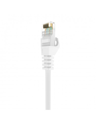 AISENS Cable de Red Latiguillo RJ45 LSZH Cat.6A 500 Mhz UTP AWG24, Blanco, 1.5M