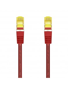 AISENS Cable De Red Latiguillo RJ45 LSZH Cat.7 600 MHz S FTP PIMF AWG26, Rojo, 1.0 m 2