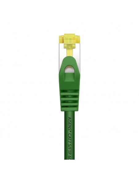 AISENS Cable De Red Latiguillo RJ45 LSZH Cat.7 600 MHz S FTP PIMF AWG26, Verde, 1.0 m AISENS Cable De Red Latiguillo RJ45 LSZH Cat.7 600 MHz S FTP PIMF AWG26, Verde, 1.0 m