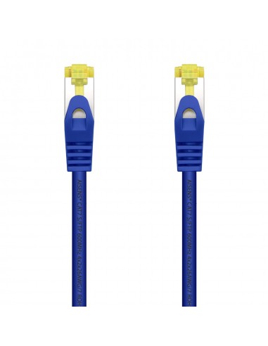 AISENS Cable De Red Latiguillo RJ45 LSZH Cat.7 600 MHz S FTP PIMF AWG26, Azul, 2.0 m