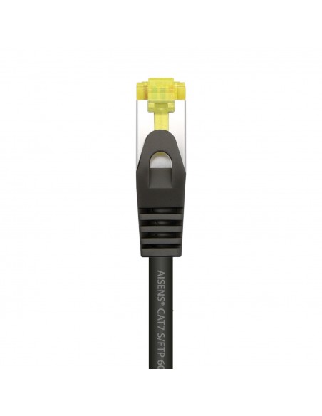 AISENS Cable De Red Latiguillo RJ45 LSZH Cat.7 600 MHz S FTP PIMF AWG26, Negro, 25 cm AISENS Cable De Red Latiguillo RJ45 LSZH Cat.7 600 MHz S FTP PIMF AWG26, Negro, 25 cm