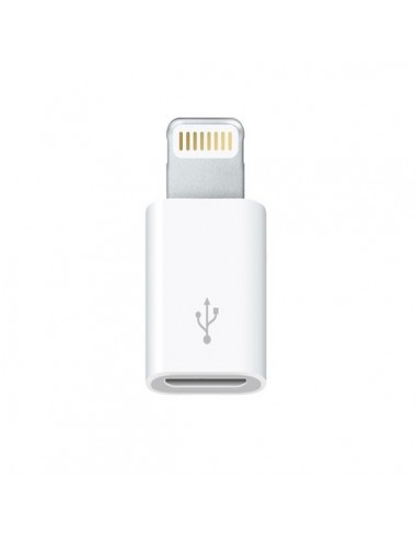 3GO A200 cambiador de género para cable Micro-USB B Lightning Blanco