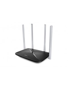 Mercusys AC12 router inalámbrico Ethernet rápido Doble banda (2,4 GHz   5 GHz) Negro 2