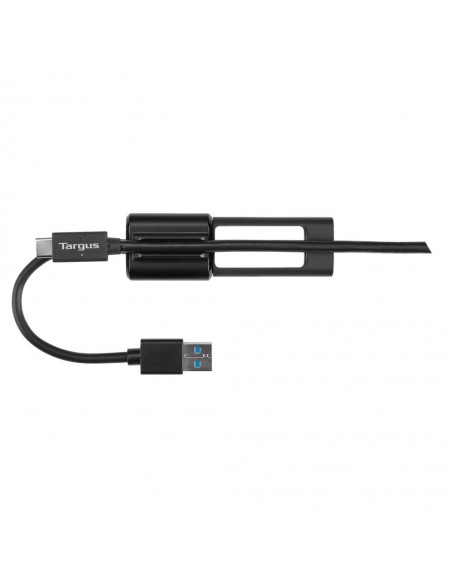 Targus ACC110401GLX cable USB 0,1 m USB A USB C Negro