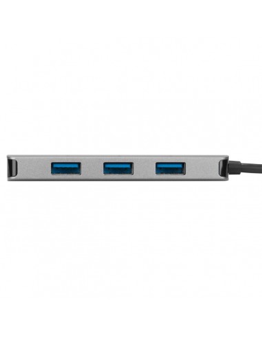 Targus ACH226EU hub de interfaz USB 3.2 Gen 1 (3.1 Gen 1) Type-C 5000 Mbit s Plata