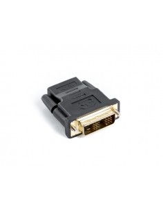 Lanberg AD-0013-BK cambiador de género para cable HDMI DVI-D 18+1 Single Link Negro