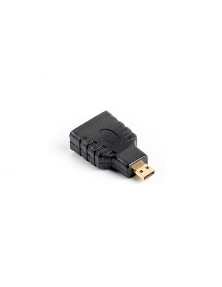 Lanberg AD-0015-BK cambiador de género para cable HDMI Micro HDMI Negro