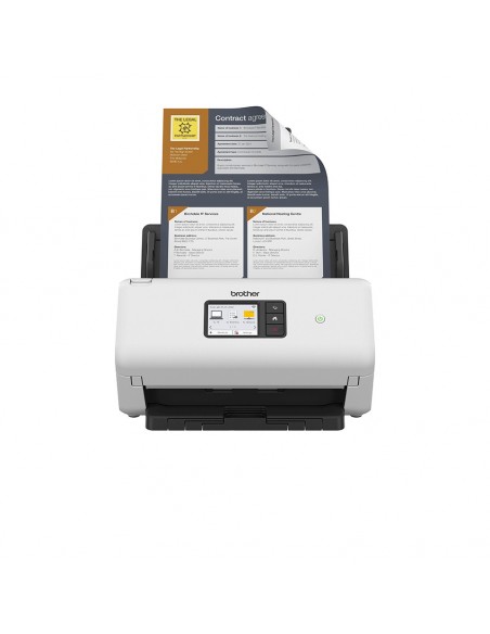 Brother ADS-4500W Escáner con alimentador automático de documentos (ADF) 600 x 600 DPI A4 Negro, Blanco