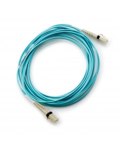 HPE 1 pack de cable de fibra óptica LC a LC multimodo OM3 2 fibras de 2.0 m