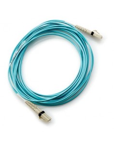 HPE 1 pack de cable de fibra óptica LC a LC multimodo OM3 2 fibras de 5.0 m