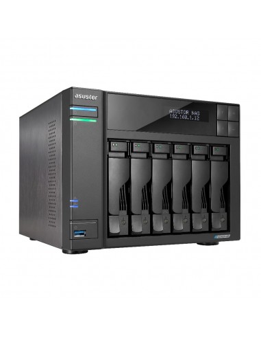 Asustor LOCKERSTOR 6 NAS Escritorio Ethernet Negro N5105