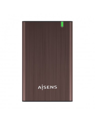 AISENS Caja Externa 2.5" ASE-2525BWN 9.5 mm SATA A USB 3.0 USB 3.1 Gen1, Marron
