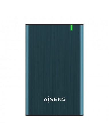 AISENS Caja Externa 2.5" ASE-2525PB 9.5 mm SATA A USB 3.0 USB 3.1 Gen1, Azul Pacifico
