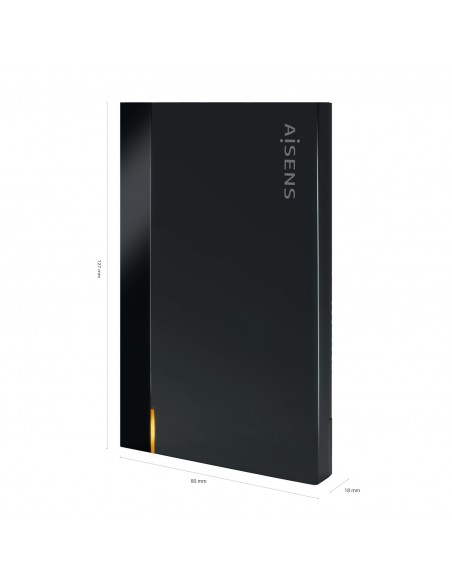 AISENS Caja Externa 2,5″ ASE-2524B 9.5mm SATA a USB 3.0 USB3.1 Gen1, Negra AISENS Caja Externa 2,5″ ASE-2524B 9.5mm SATA a USB 3.0 USB3.1 Gen1, Negra