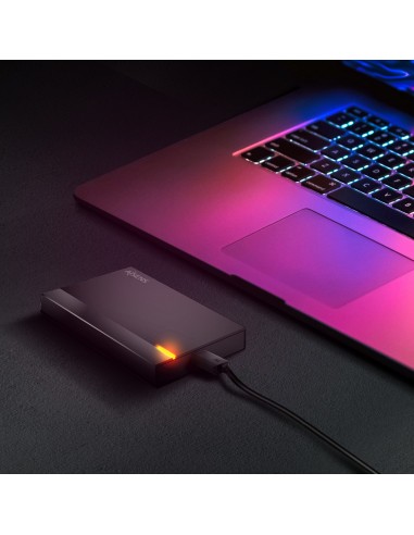 AISENS Caja Externa 2,5″ ASE-2524B 9.5mm SATA a USB 3.0 USB3.1 Gen1, Negra