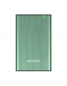 AISENS Caja Externa 2.5" ASE-2525SGN 9.5 mm SATA A USB 3.0 USB 3.1 Gen1, Verde Primavera 2