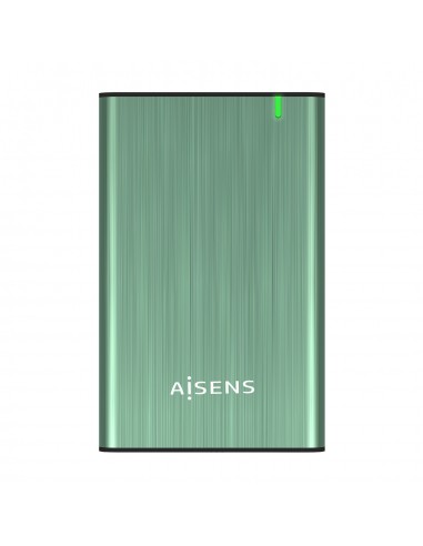 AISENS Caja Externa 2.5" ASE-2525SGN 9.5 mm SATA A USB 3.0 USB 3.1 Gen1, Verde Primavera