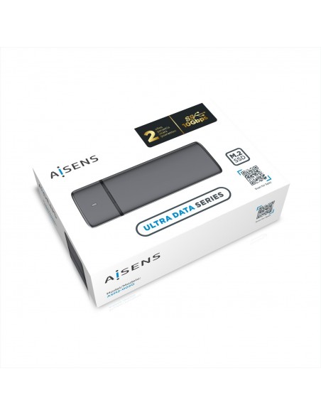 AISENS Caja Externa M.2 (NGFF) ASM2-002G SATA NVME a USB3.1 USB3.2 GEN2, Gris AISENS Caja Externa M.2 (NGFF) ASM2-002G SATA NVME a USB3.1 USB3.2 GEN2, Gris