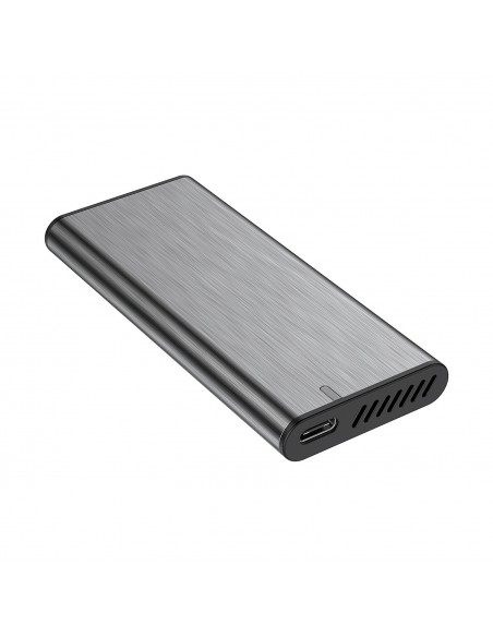 AISENS Caja Externa M.2 (NGFF) ASM2-007GRY SATA A USB3.1 Gen1, Gris