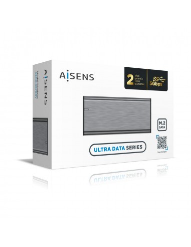 AISENS Caja Externa M.2 (NGFF) ASM2-007GRY SATA A USB3.1 Gen1, Gris