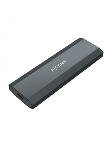 AISENS Caja Externa M.2 (NGFF) ASM2-018GR SATA NVMe a Usb3.1 Gen2, Gris