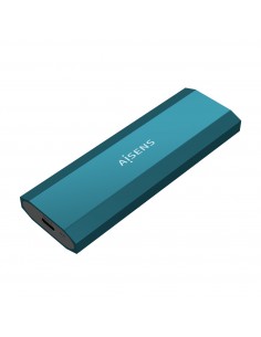 AISENS Caja Externa M.2 (NGFF) ASM2-019BLU SATA NVMe a Usb3.1 Gen2, Azul