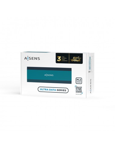AISENS Caja Externa M.2 (NGFF) ASM2-019BLU SATA NVMe a Usb3.1 Gen2, Azul