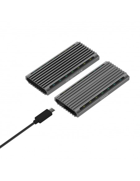 AISENS Caja Externa M.2 RGB Gaming ASM2-RGB011GR SATA NVMe A USB3.1 Gen2, Gris AISENS Caja Externa M.2 RGB Gaming ASM2-RGB011GR SATA NVMe A USB3.1 Gen2, Gris