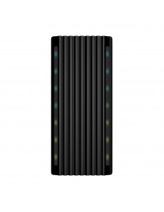 AISENS Caja Externa M.2 RGB Gaming ASM2-RGB012B SATA NVMe A USB3.1 Gen2, Negra 2
