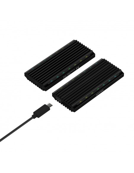 AISENS Caja Externa M.2 RGB Gaming ASM2-RGB012B SATA NVMe A USB3.1 Gen2, Negra AISENS Caja Externa M.2 RGB Gaming ASM2-RGB012B SATA NVMe A USB3.1 Gen2, Negra