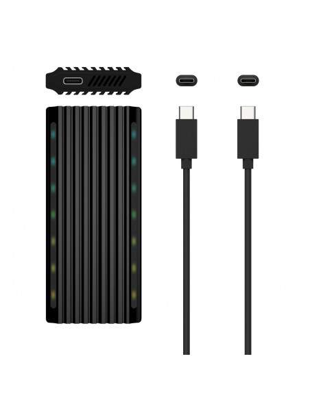 AISENS Caja Externa M.2 RGB Gaming ASM2-RGB012B SATA NVMe A USB3.1 Gen2, Negra AISENS Caja Externa M.2 RGB Gaming ASM2-RGB012B SATA NVMe A USB3.1 Gen2, Negra