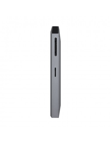 AISENS USB-C dock 8 en 1, USB-C a 1xHDMI, 1xRJ45, 3xUSB, 1xPD, 1xSD, 1xMicroSD, Gris, 15 cm