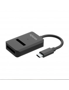 AISENS USB-C Dock M.2 (NGFF) ASUC-M2D011-BK SATA NVMe A USB3.1 Gen2, Negra